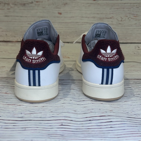 Adidas Original•Stan Smith 'Chenille Pack - Shadow Red'•Sz-7.5•New W/Tags - Picture 5 of 10